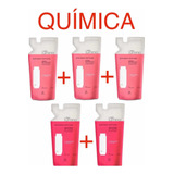 3 Refils Shampoo + 2 Refils Condic. Quimica Lumina 300ml