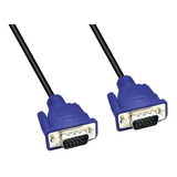 Cable Vga Macho 1,5mts - Monitor - Notebook - Proyector -led