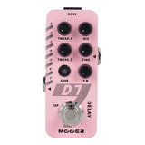 Pedal Delay D7 Delay Mooer Color Rosa Claro