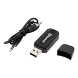 Adaptador Receptor Bluetooth Usb P2 Som Carro Pc Auxiliar