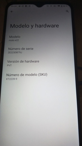Celular Motorola E22