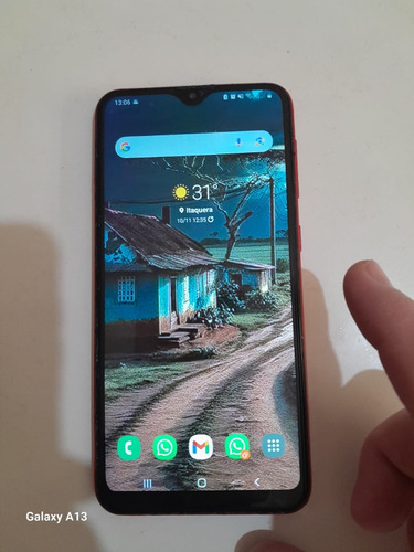 Celular Samsung Galaxy A10 Usado Em Bom Estado! 10% De Desc.