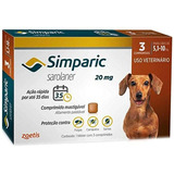 Simparic 20mg 5 A 10kg (c/3 Comprimidos)