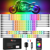 Ditrio Kit De Luces Subterráneas Rgb Para Motocicleta De 1.