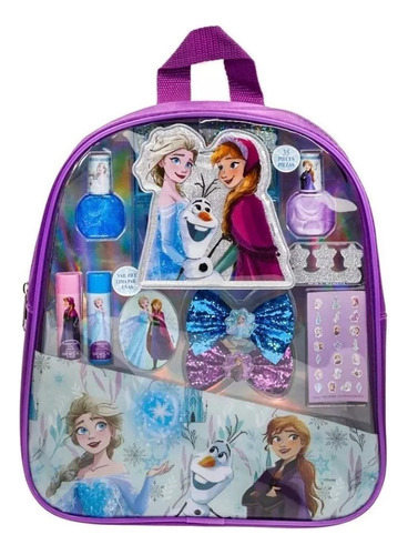 Set Maquillaje Para Niñas Y Accesorios Pára Cabello Frozen