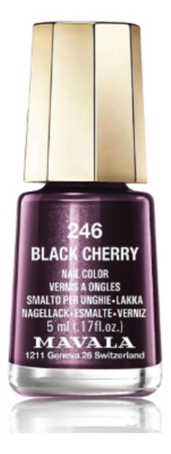 Esmalte Mavala Mini Color N246 Black Cherry Com 5ml