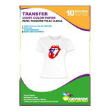 Papel Transfer Telas Claras 10 Hojas