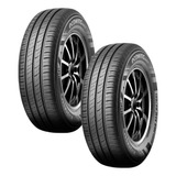 Paquete De 2 Llantas 195/55 R15 Kumho Ecowing Es01 Kh27 85v