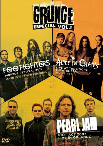 Dvd Grunge Vol 1 Foo Fighters Alice In Chains Pearl Jam