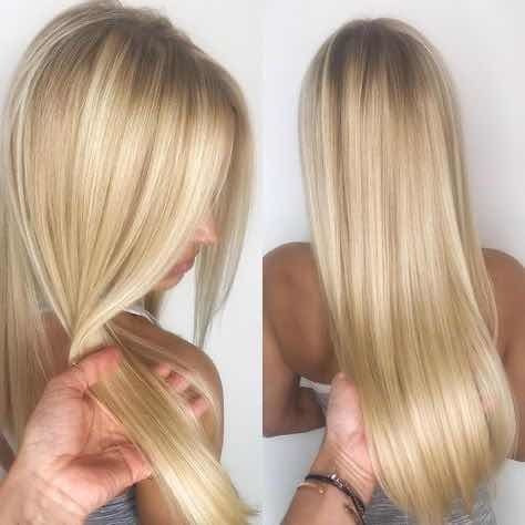 Cabelo Loiro Luxo Idêntico Ao Humano Aplique Mega Hair