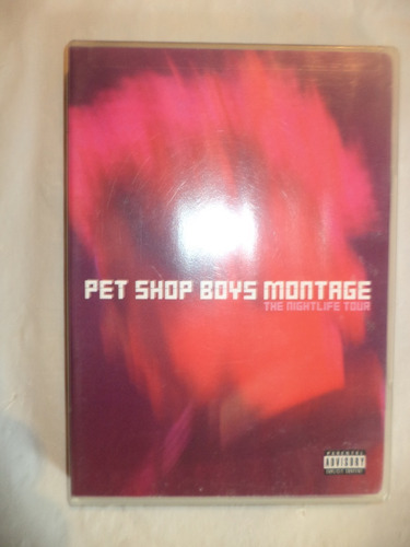 Dvd. Pet Shop Boys Montage. 2001
