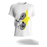 4 Camisas Para Ciclismo, T Shirts, Manga Corta, 100% Algodón