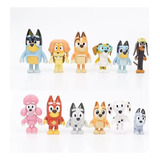 Bluey 12 Figuras Familia Y Amigos