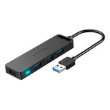 Hub Usb 4 Puertos Usb Ultrafina 15 Cm Vention