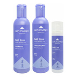 La Puissance Sóft Liss Shampoo + Acondicionador + Spray