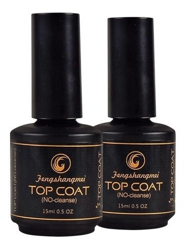 Selante Top Coat Fengshangmei Porcelana Pretinho Poder 2 Un