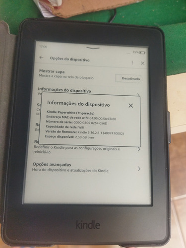 Kindle 7 Com Controle De Iluminação 