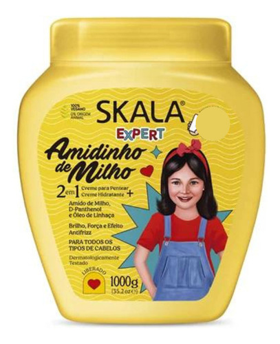 Creme De Tratamento Amidinho De Milho Skala 1kg