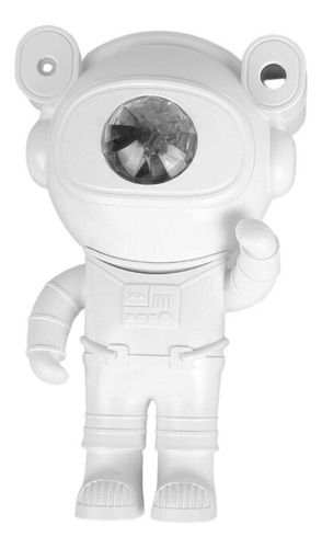 Luminária Projetor Imagem Espacial Astronauta Som Bluetooth Cúpula Índigo Estrutura Branco 110v/220v
