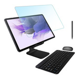 Teclado Abnt2 Mouse Suporte Película Para Galaxy Tab S7 Fe