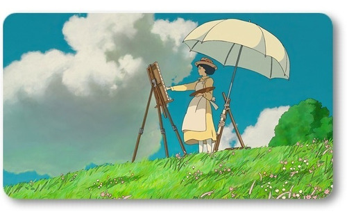 Mousepad Xl 58x30cm Cod.445 Arte Paisaje Anime Studio Ghibli