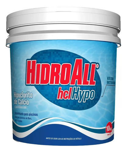 Cloro Granulado Hcl Hipoclorito De Calcio 10kg - Hidroall