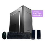 Kit Gabinete Pc + Fuente 500w + Teclado Mouse Y Parlante