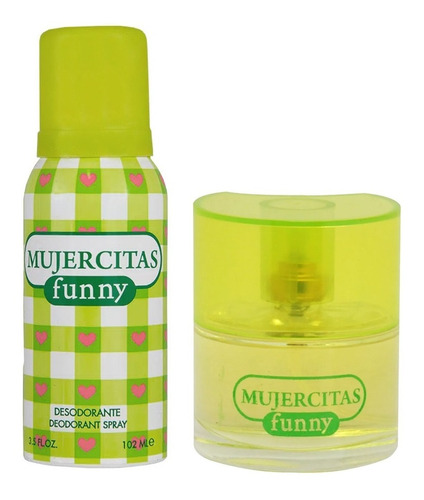 Perfume Nenas Mujercitas Funny Lata 40ml Edt + 1 Desodorante