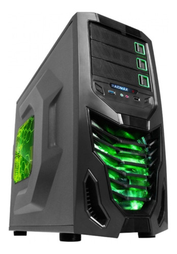 Gabinete Gamer Raidmax Cobra Black Atx 