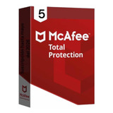 Mcafee Total Protection 5pc 3 Años