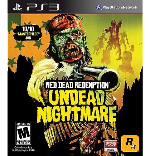 Red Dead Redemption Undead Nightmare Standard Ps3 Físico