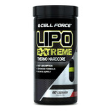 Lipo Extreme Thermo Hardcore 60 Caps - Cell Force Sabor Natural