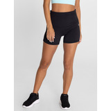 Calza Corta Mujer Short Legg Flo Negra Bsoul