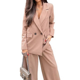 Conjunto Traje Para Mujer Formal Informal Blazer Y Pantalón