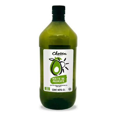 Aceite 100% Puro De Aguacate Natural 2 Litros Chosen Foods | MercadoLibre