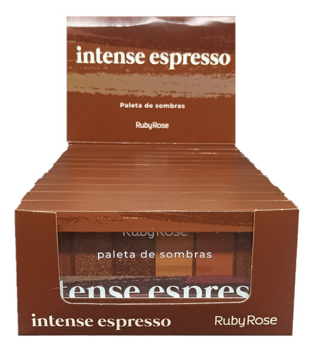12 Sombra Intense Espresso Hbf532 Ruby Rose Atacado Sj
