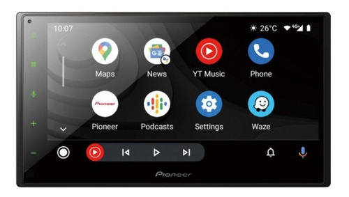 Multimídia Pioneer Dmh-5450 Carplay E Android Auto Sem Fio