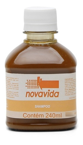 Shampoo Para Psoríase ,dermatite, Escamação Novavida 240ml