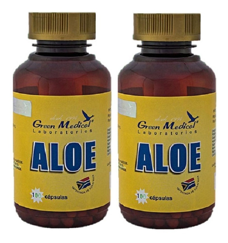 Aloe Vera Gm 2 Frascos 120 Cap. Acidez- Ulceras- Digestión