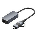 Adaptador Usb C A Ethernet, Usb A Y Usb C, Tipo C Usb 3.0 A