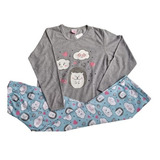 Pijama Infantil De Frio Menina Inverno Longo Ótima Qualidade