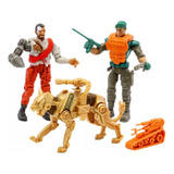 Brigada Soldados Con Tigre Robot Armas Accesorios Tipo Gijoe