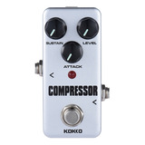 Pedal De Efectos Kokko Fcp2 Mini Compressor Para Guitarra
