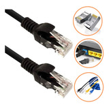 Cabo De Rede Internet Lan Rj45 Montado 10mts Envio Imediata 