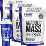 3 Hipercalórico Anabolic Mass + Coqueteleira - Profit