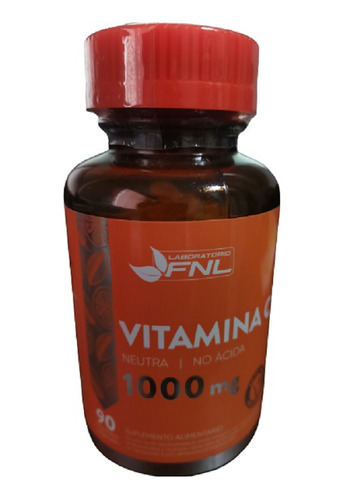 Vitamina C 1000mg, 90 Cápsulas Laboratorio Fnl Apto Veganos