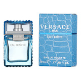 Perfume Versace Man Eau Fraiche Edt Para Hombre, 5 Ml