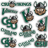 Pegatina De Universidad Estatal De Cleveland Csu Viking...