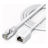 Juxinice Cable De Extensión Ethernet Blanco 3ft, Cat6 Utp Et