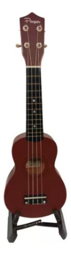 Outlet Ukelele Soprano Parquer P/niños Madera Color Marron